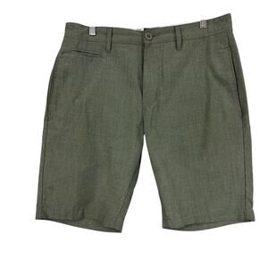RVCA mens Green Utility Shorts With Pockets Size 31